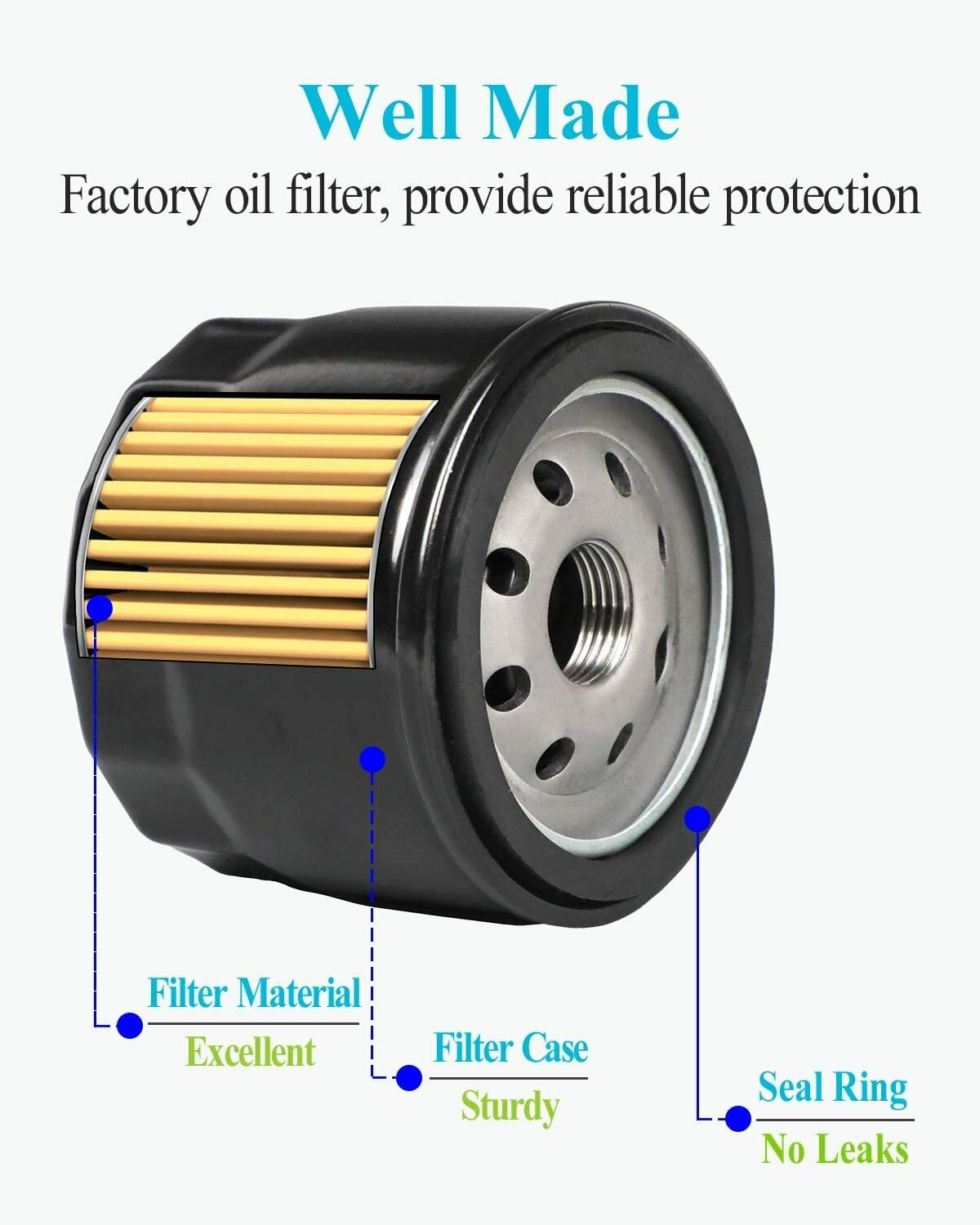 OIL FILTER fits Kawasaki FX481V FX541V FX600V FX651V FX691V FX730V