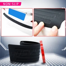Rear Bumper Rubber Pad Kit Guard Sill Plate Trunk Protector Trim Cover Strip set