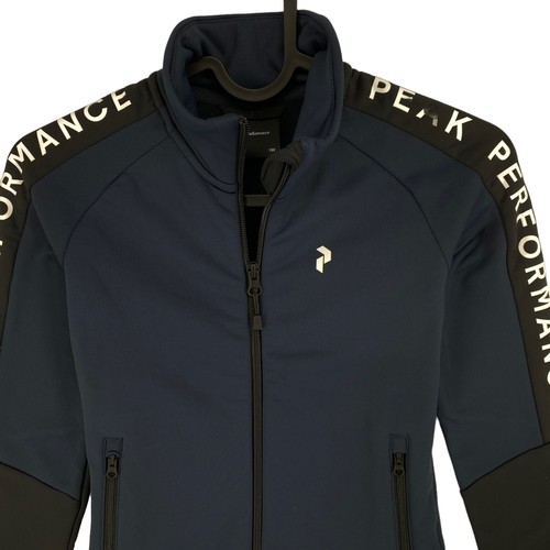 Peak Performance Junior Navy Blue Rider Zip Jacket Size 130 cm - Picture 2 of 10