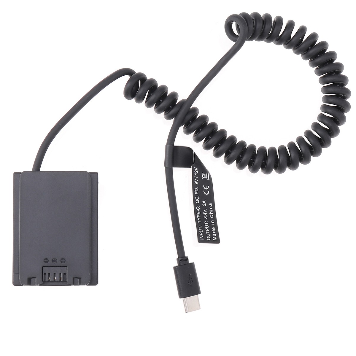 USB Type-C to NP-FZ100 Dummy Battery Adapter Cable for Sony A9 II