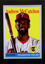 2019 Topps Archives #73 Andrew McCutchen 1958 Design Silver SP #/99 - Phillies