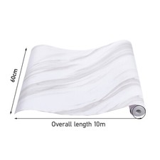 Vinyl Flooring Roll Self-Adhesive Non Slip Floor Cover Stickers, 61cm x 10M 