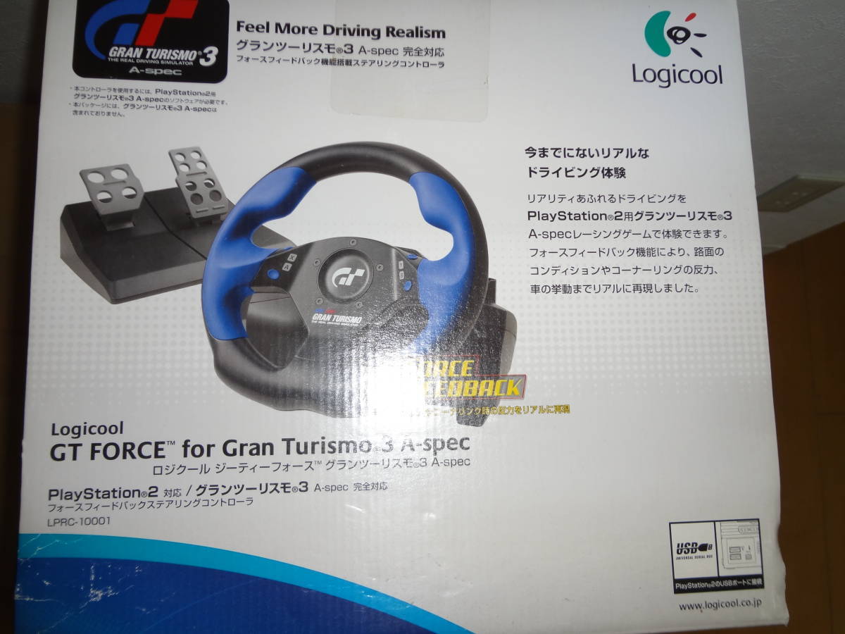ロジクール PS2 GT FORCE グランツーリスモ3 LPRC-10000 ロジクール PS2 GT FORCE グランツーリスモ3 LPRC-10000