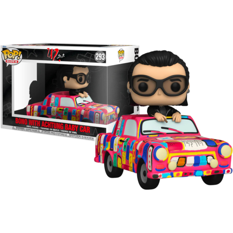 Rocks: U2 Bono Con Achtung Baby Car Funko Pop! Rides