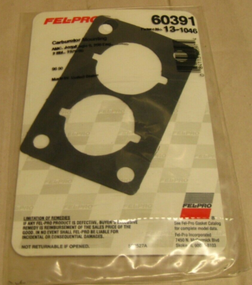 FEL-PRO 60391 Carburetor Mounting Gasket – Fits Jeep CJ, Cherokee, Wrangler & More (1979-1987 Models)
