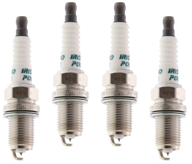 Set of 4 Denso Spark Plugs IK20 for 1993-1995 Hyundai Scoupe
