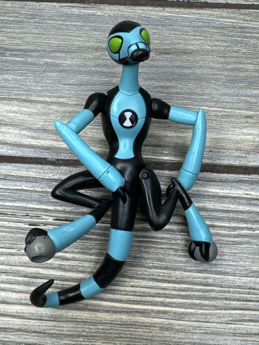 Vintage Playmates Ben 10 Alien XLR8 Speed Blue Black Plastic