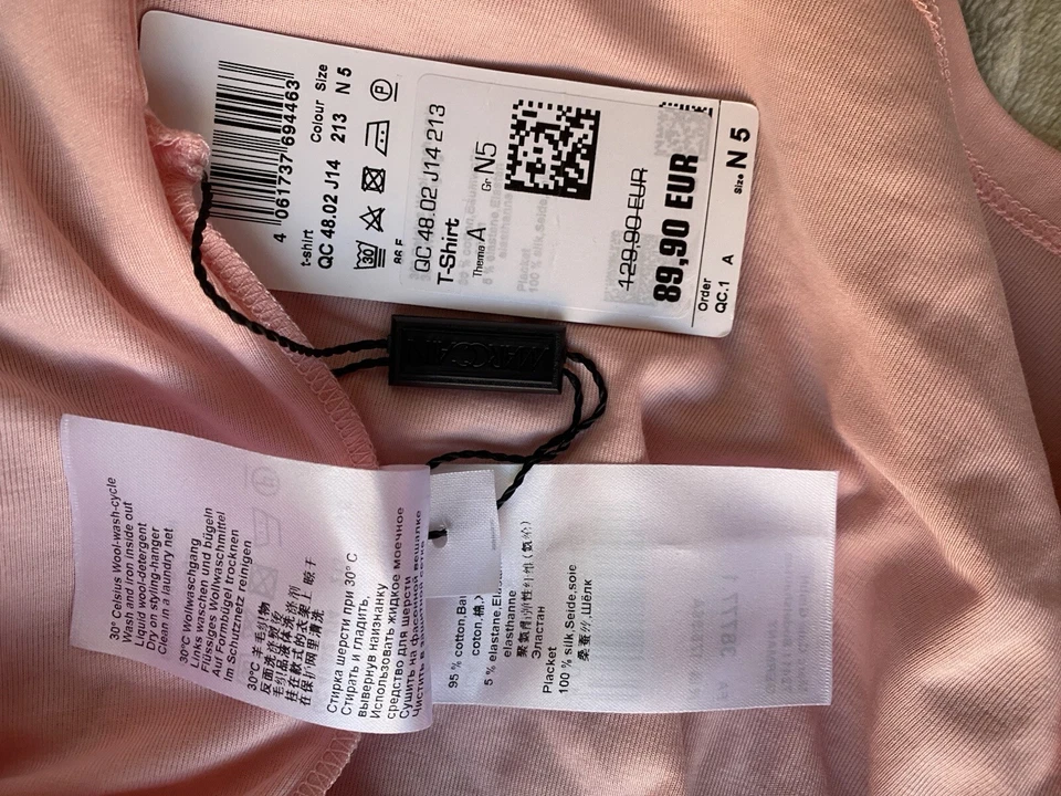 Neues Marc Cain Tshirt, Pink, Gr. 42, NP 129,90 Euro - Bild 4 von 4