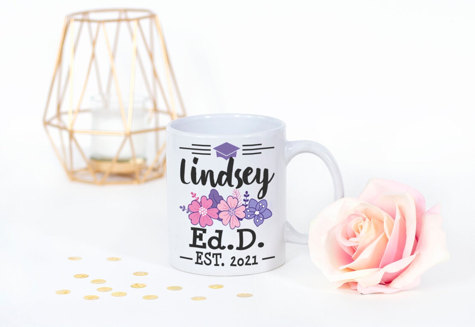 Edd Graduation Personalized Coffee Mug Doctorate Of Education Custom Gift For