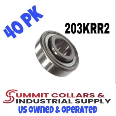 (40) 203KRR2 .640'' PREMIUM  SEALED AGRICULTURE BEARING JD9214 203RRAR10
