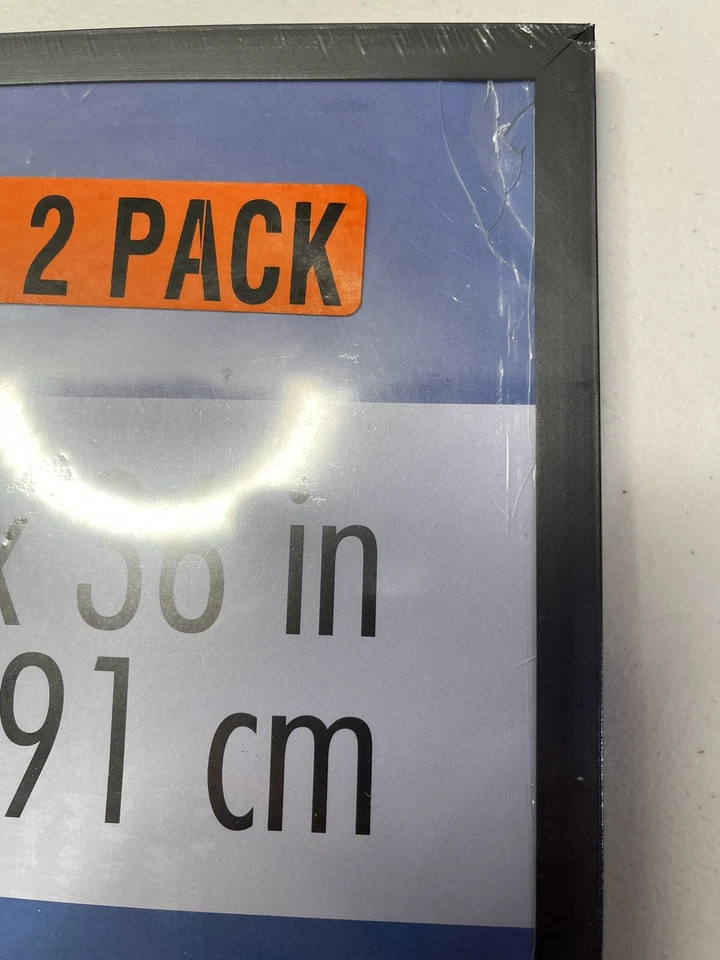 MCS Original Poster Frame, Black, 24 x 36 Inch, Set of 2 - Image 2 of 4