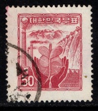 Korea 1955 50h Reconstruction SG269 Used