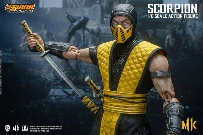 MORTAL KOMBAT 11 - Scorpion 1/6 Action Figure 12" - Imagen 4 de 4