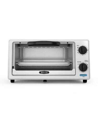 Bella 4-Slice/9" pizza 1kW Stainless Steel Toaster Oven