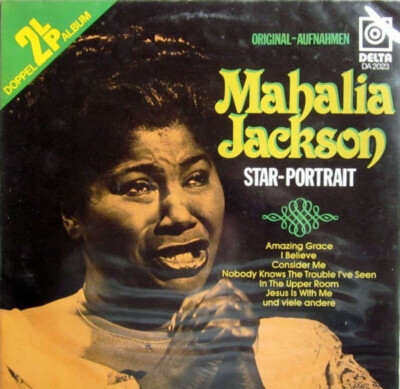 2xLP Mahalia Jackson Star-Portrait Mahalia Jackson NEAR MINT Delta Music