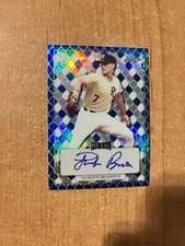 2022 Leaf Perfect Game Showcase - Jackson Brasseux - Blue Refractor Auto 5/8