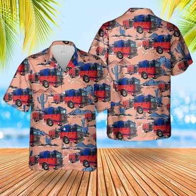 Louisiana Ruston Fire Department Hawaiian Shirt