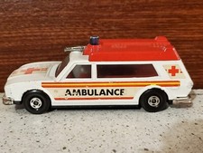 MATCHBOX SPEED KINGS WHITE AMBULANCE K-49