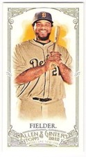 PRINCE FIELDER 2012 Topps Allen & Ginter SHORT PRINT A&G Back Card #338 TIGERS