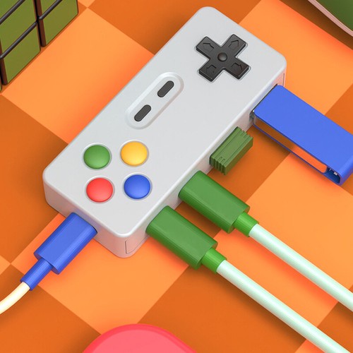 4in1 Gamepad Modelling HUB Game Controller Computer USB Type-C USB-C Interfa _ou - Photo 12/12