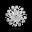 miniature 13  - Bridal Wedding Shine Rhinestone Crystal Flower Charm Brooch Pin Women Jewellery 