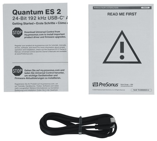 Presonus Quantum ES2 2 x 2 USB-C Audio Recording Interface+Headphones+Backpack - Picture 9 of 12