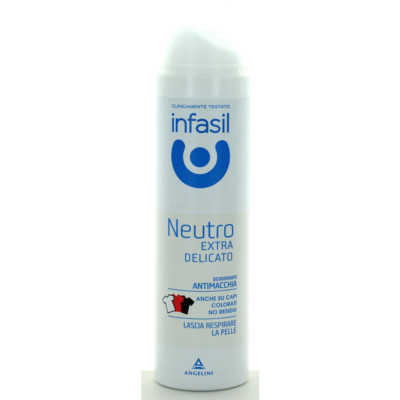 INFASIL NEUTRAL EXTRA SANFT DEODORANT FLECKENSCHUTZSPRAY 150 ML - 4 STÜCK