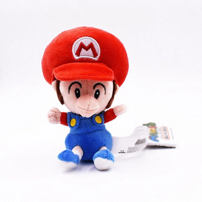 2X Super Mario Bros Baby Mario And Luigi Childhood Plush Stuffed Toy Soft Doll - Image 3 of 4