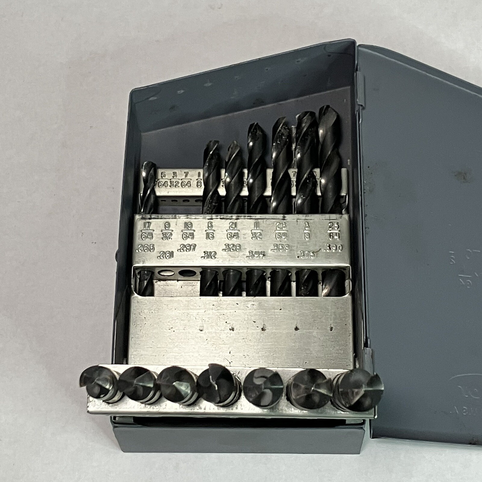 HUOT USA Drill Bits Index Machinist Pin Set Kit 1/16 to 1/2 by 1/64