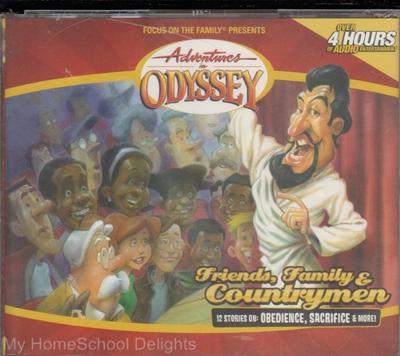 NEW Adventures in Odyssey FRIENDS FAMILY COUNTRYMEN #39 4 CD Audio SET Christian