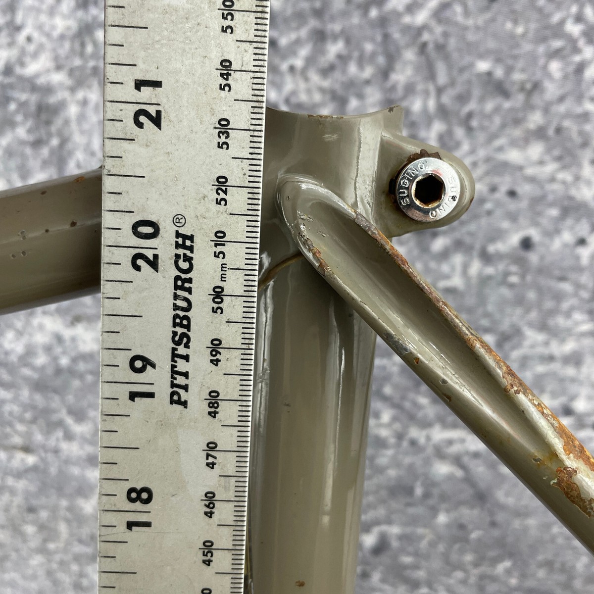Vintage Ross Frame Set 53 Cm Road Bike 1980s Lugged Steel