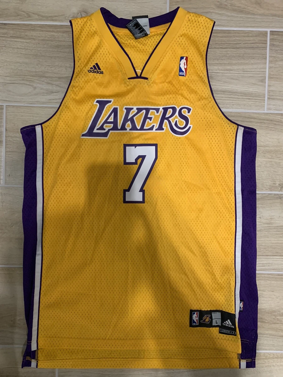 LAMAR ODOM LOS ANGELES LAKERS JERSEY NBA BASKETBALL SWINGMAN