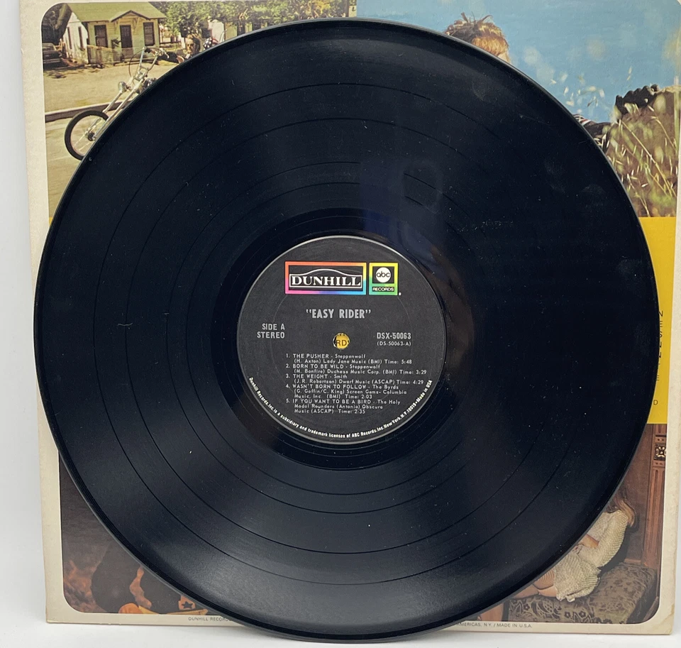 EASY RIDER ~ MUSIC FROM THE SOUNDTRACK ~ DSX 50063 ~ 1969 LP - Image 3 of 4