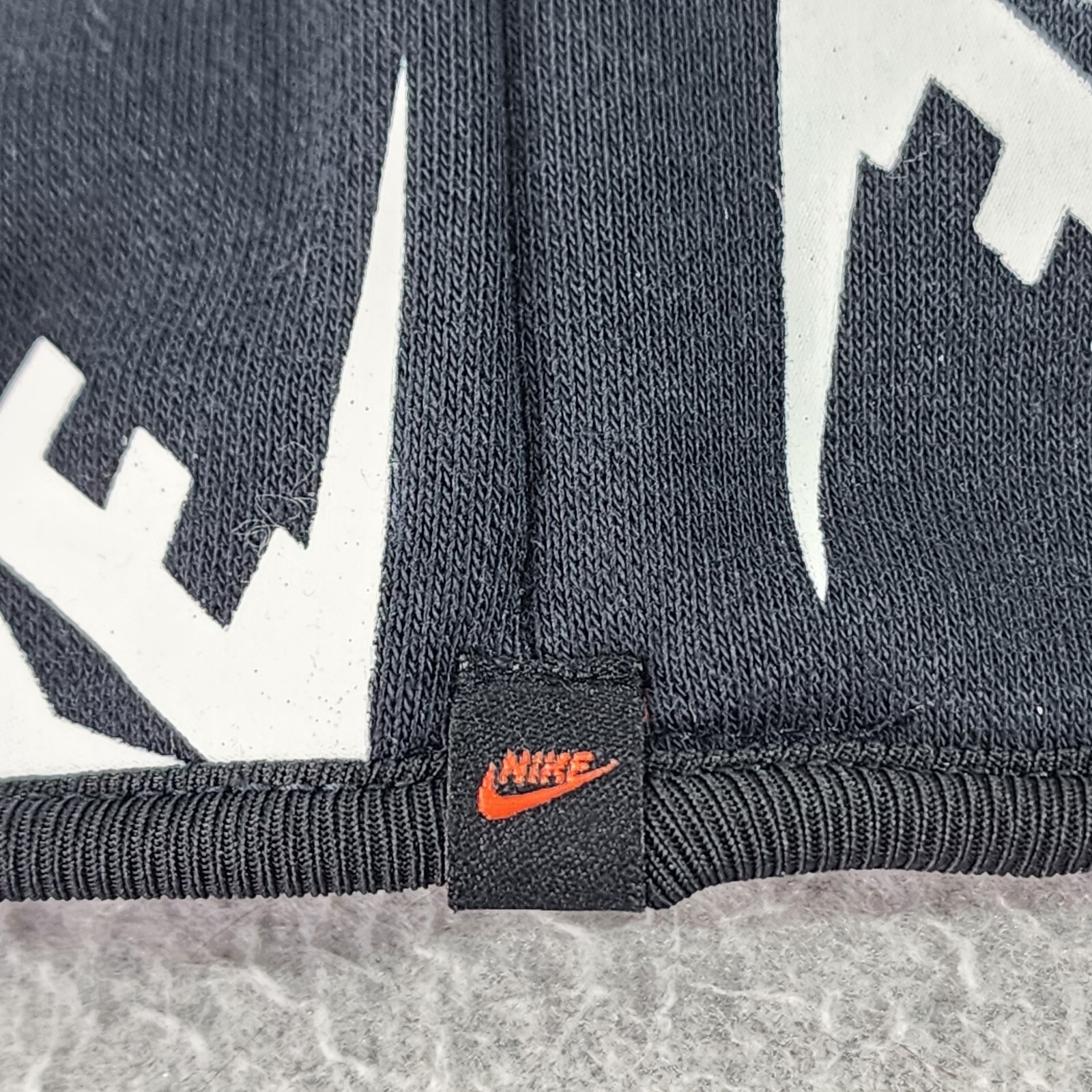 Nike Club Fleece Headband Mens Black/White Swoosh Logo OSFM
