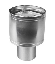 Acciaio Zincato Camino Cappuccio / Canna Fumaria Tappo/Condotto Tubo Parapioggia