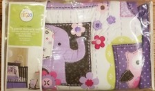 NEW CIRCO LOVE AND N LILACS PURPLE BABY GIRL BLANKET COMFORTER QUILT BIRD OWL