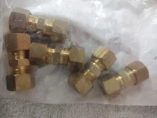 Compression Fitting Full UNION - John Dow Dynamic BR-62E   3/8" Qty 5