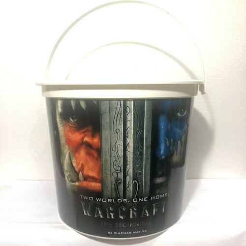 Warcraft The Beginning Movie 2016 Big Size Popcorn Bucket Cinemas Theatres - 第 1/12 張圖片