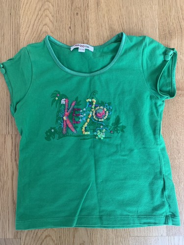 GREEN KENZO GIRLS TOP T SHIRT 4A/102 