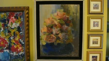 ORIGINAL O/B STILL LIFE PAINTING BY Dr. DAVID J. COHEN, PHYSICIAN/ARTIST 
