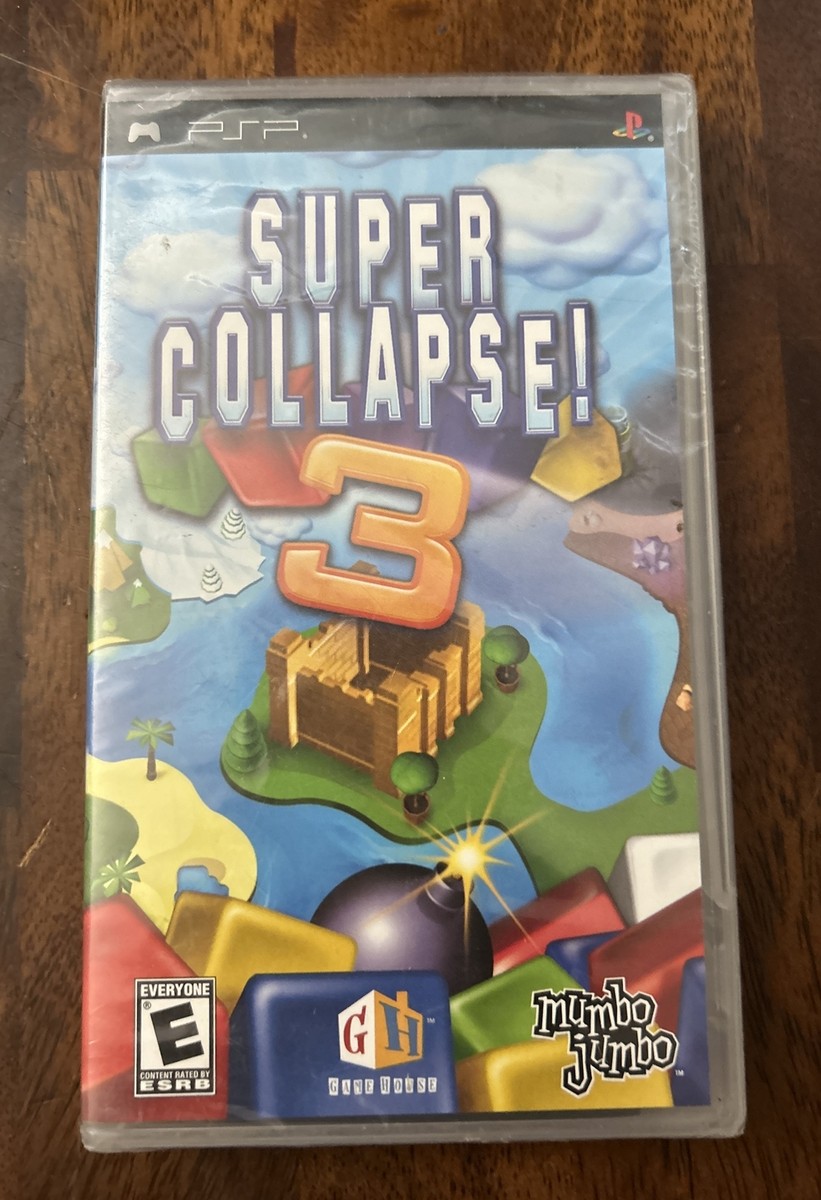 NEW Super Collapse 3 (PlayStation Portable, PSP) Brand New FACTORY