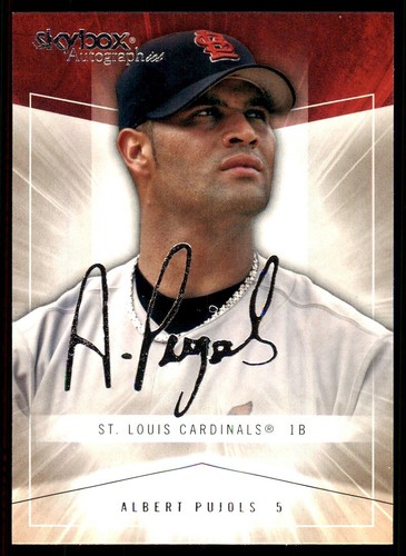2005 SkyBox Autographics #50 Albert Pujols