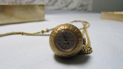 Valgine 17 Jewel Swiss Made Necklace Watch
