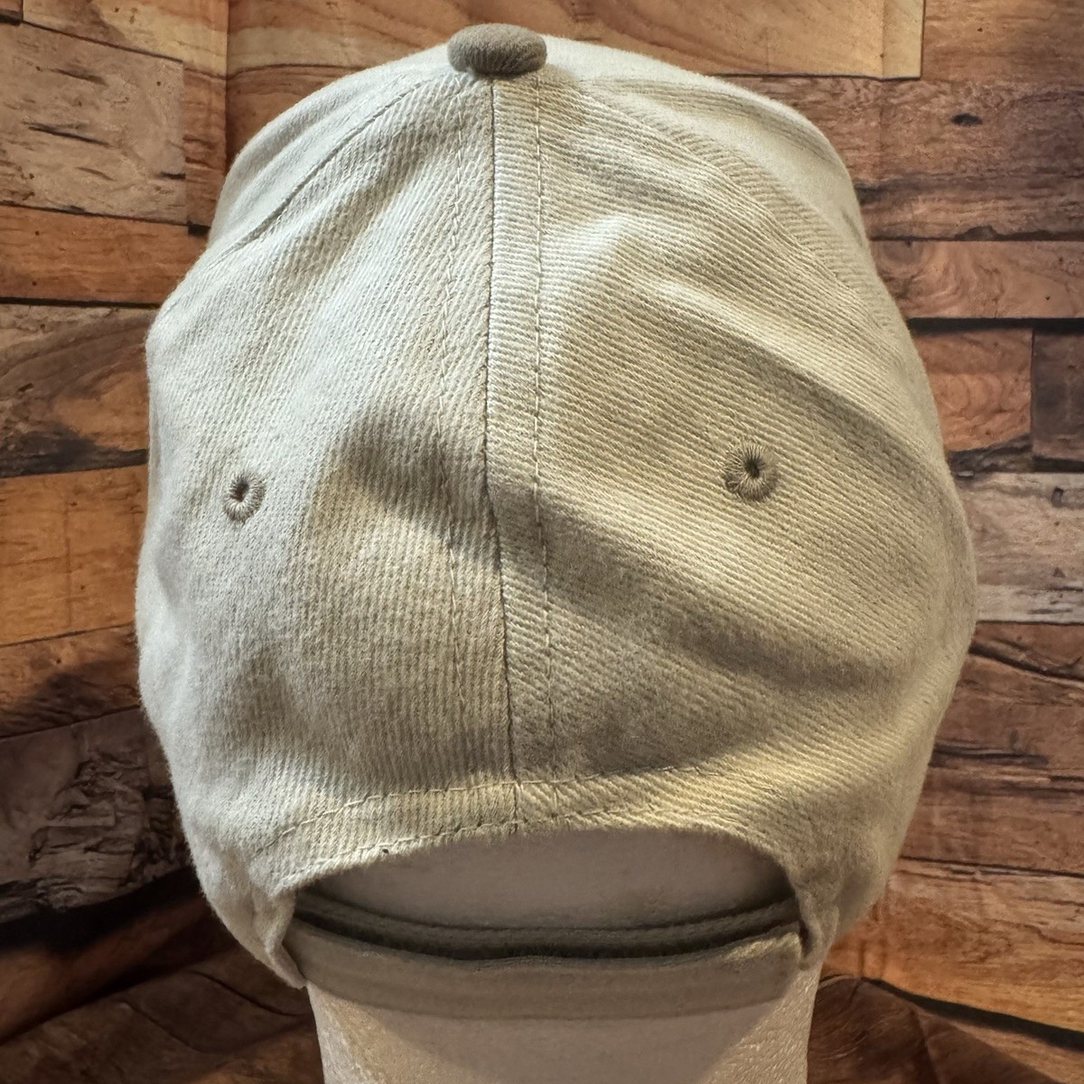 Evans Grain Kress TX Hat Hit Wear Beige Khaki Two Tone Embroidered Farming Cap View 3