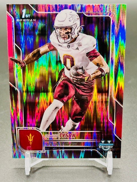 2025 Bowman Chrome U Jordyn Tyson Prospects Stealth Refractor #31 SP