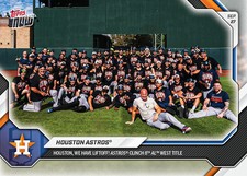 Houston Astros Clinch Postseason AL West - 2026 MLB Topps NOW - Card 732 Presale