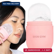 SKIN GYM Ice Roller for Face - Facial Ice Roller for Depuffing  Cooling Skin, C