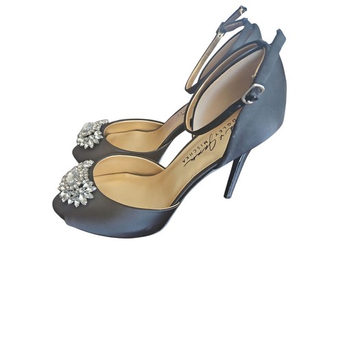 Badgley Mischka Mark & James Womens Peep Toe Heels size 8M Trendy - Picture 2 of 4