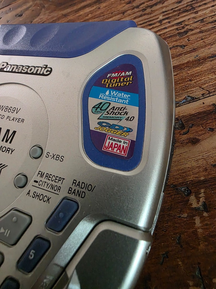 Panasonic SL-SW869V Made In Japan Portable CD Player | eBay