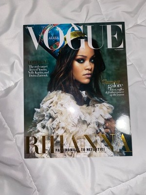 RIHANNA - VOGUE ARABIA MAGAZINE - NOVEMBER 2017 - NEFERTITI - BRAND NEW